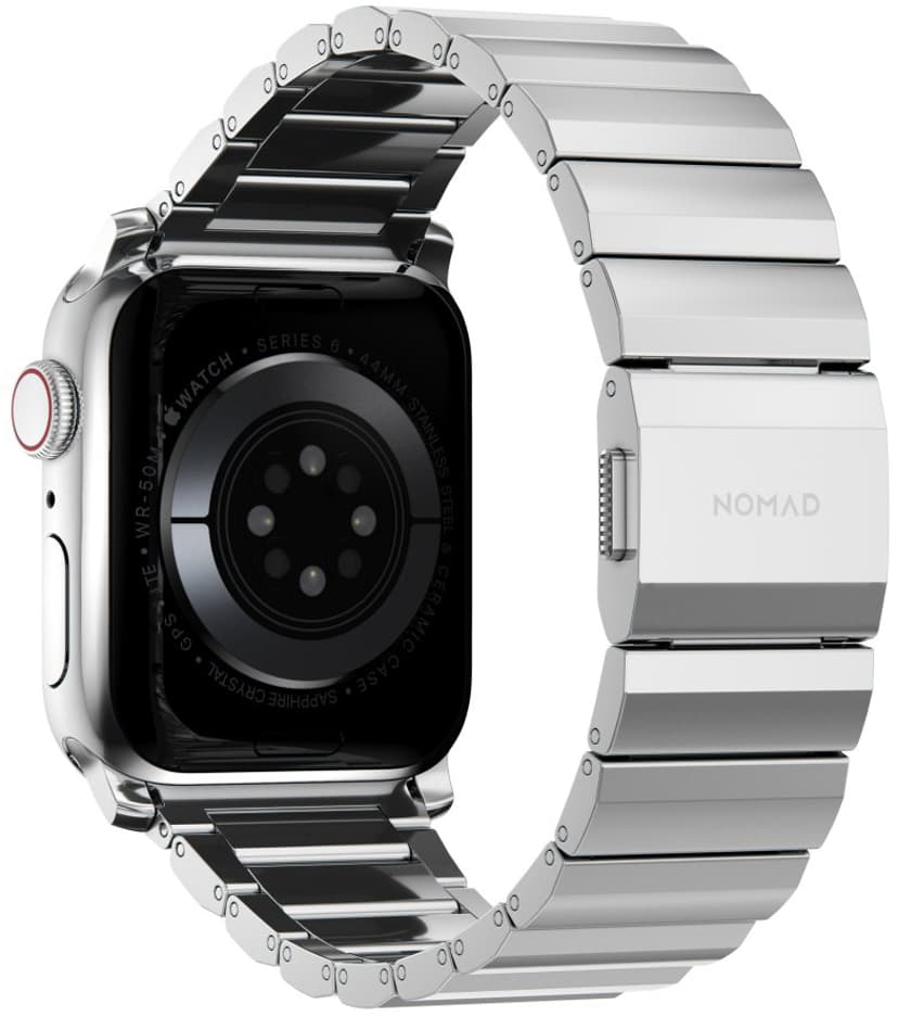Nomad Apple Watch Steel Band 45mm/44mm/42mm Silver