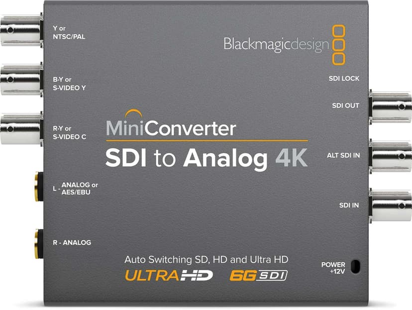 Blackmagic Design Blackmagic Design CONVMASA4K videomuunnin 4096 x 2160 pikseliä