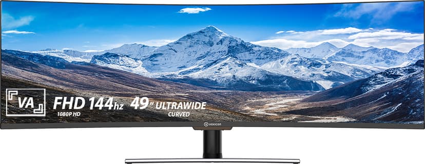 Voxicon P49UWHD Ultrawide Curved 49" 3840 x 1080 32:9 VA 144Hz