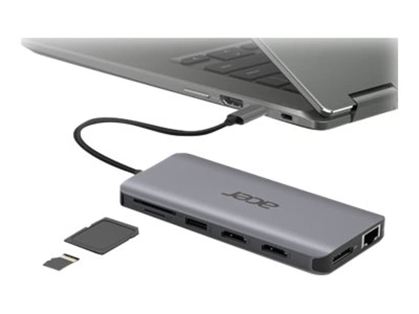 Acer 12-In-1 Type-C Adapter USB 3.2 Gen 1 (3.1 Gen 1) Type-C