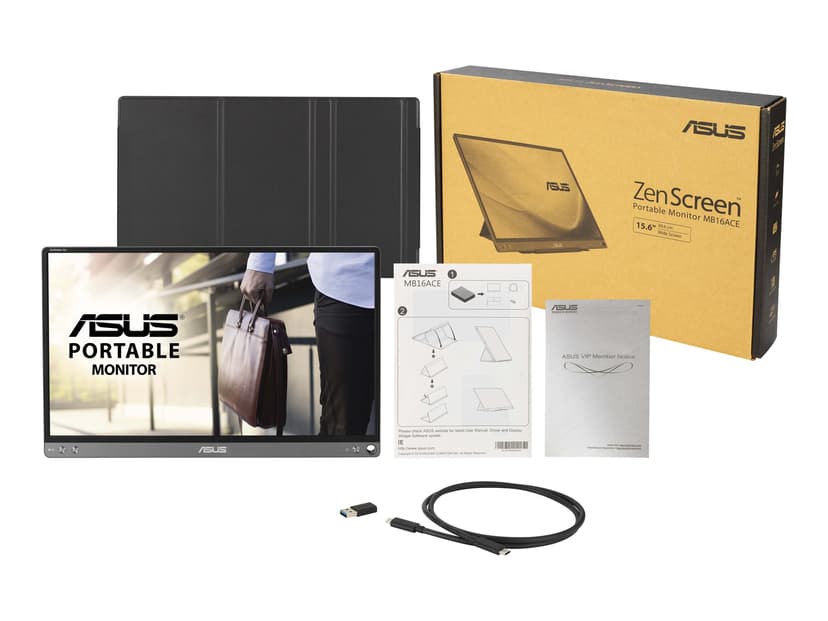 ASUS ZenScreen MB16ACE - (Löytötuote luokka 2) 15.6" 1920 x 1080 16:9 IPS