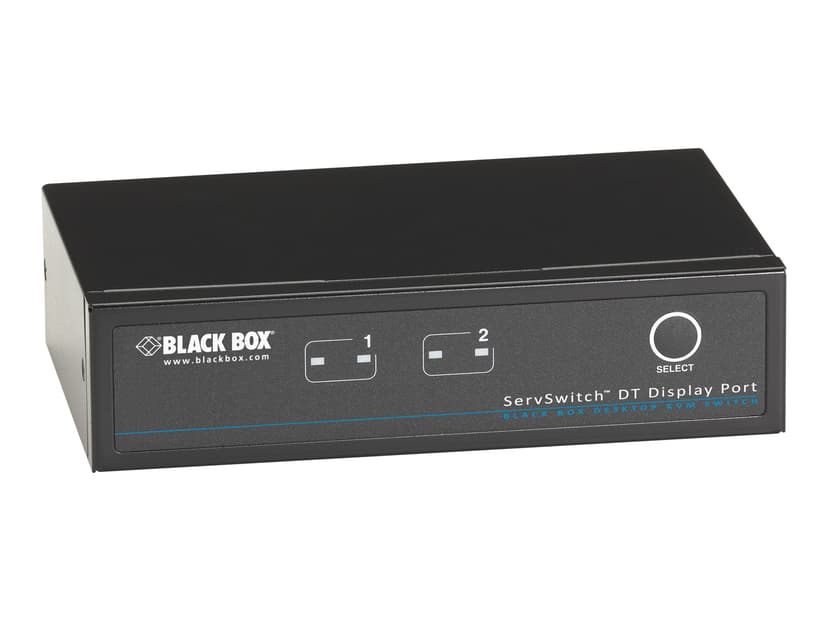 Black Box Dt KVM Switch - DP Audio USB 2.0 2-Port - (Outlet-vare klasse 2)