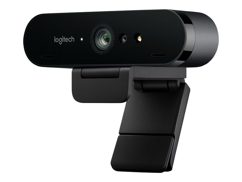 Logitech BRIO 4K Ultra HD - (Outlet-vare klasse 2) USB Webcam Sort | Dustin.dk