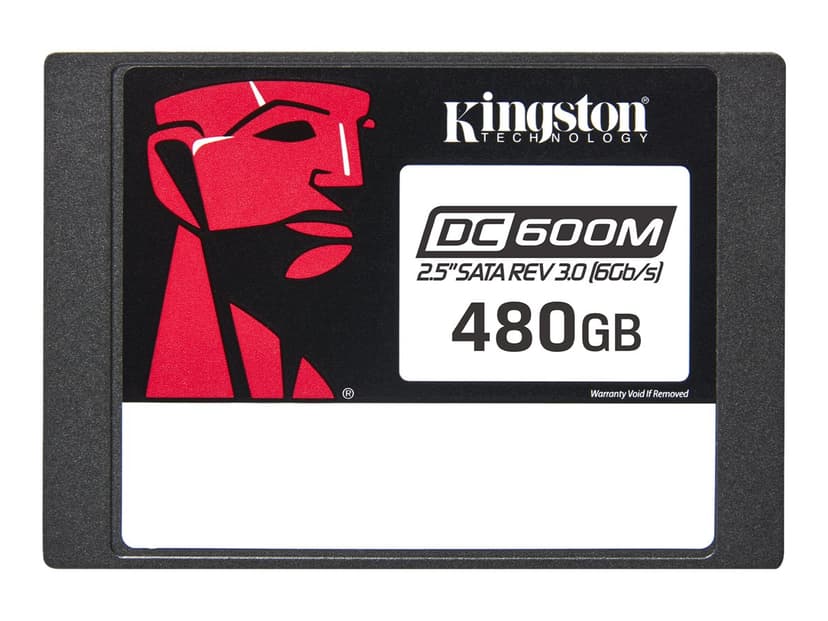 Kingston DC600M SSD-levy 480GB 2.5" SATA-300, Serial ATA-600