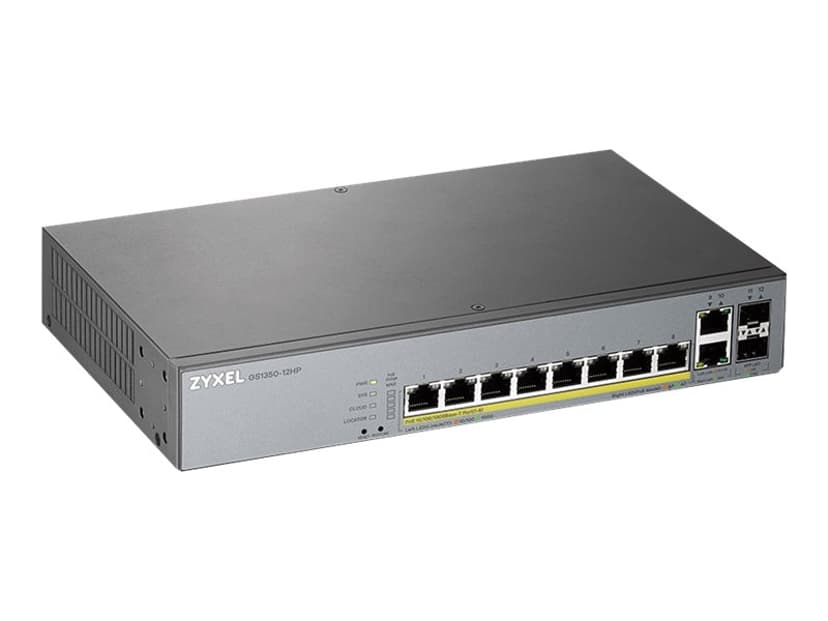 Zyxel GS1350-12HP Smart Surveillance PoE Switch 130W - (Löytötuote luokka 2)