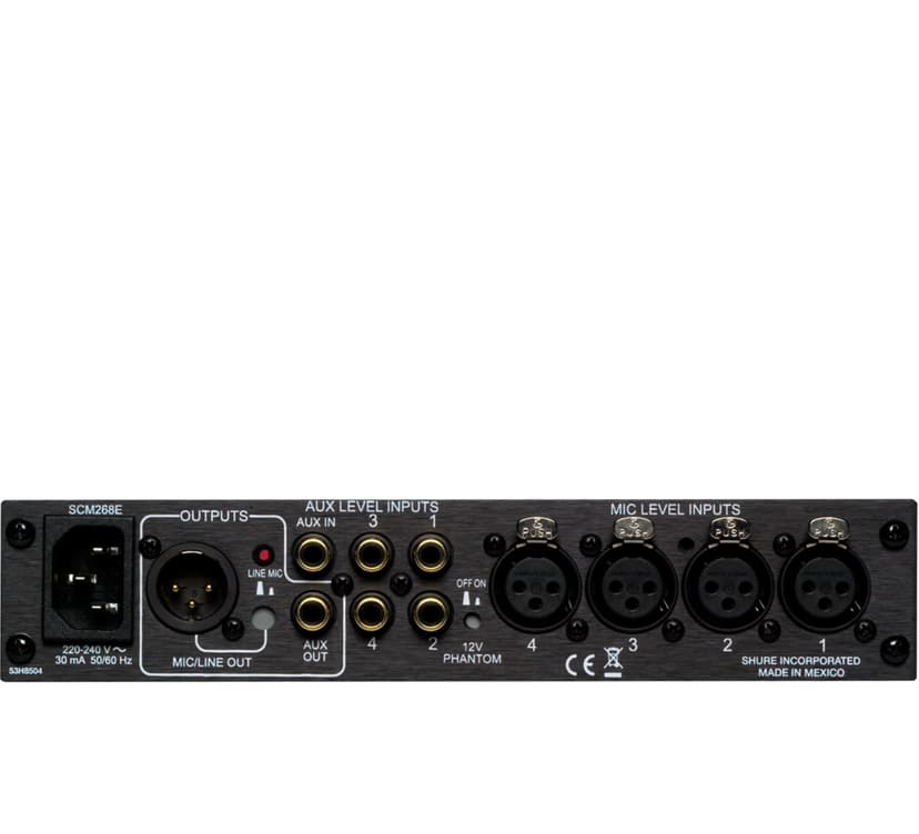 Shure SCM268E 4-Channel Mixer