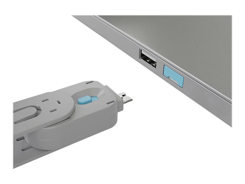 Lindy Port Blocker USB Blue 4-pack