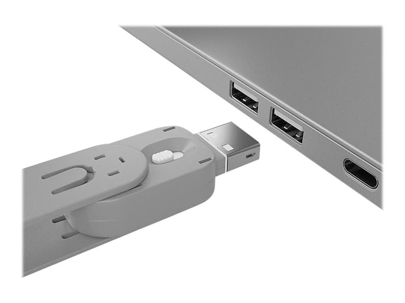 Lindy Port Blocker USB White 4-pack