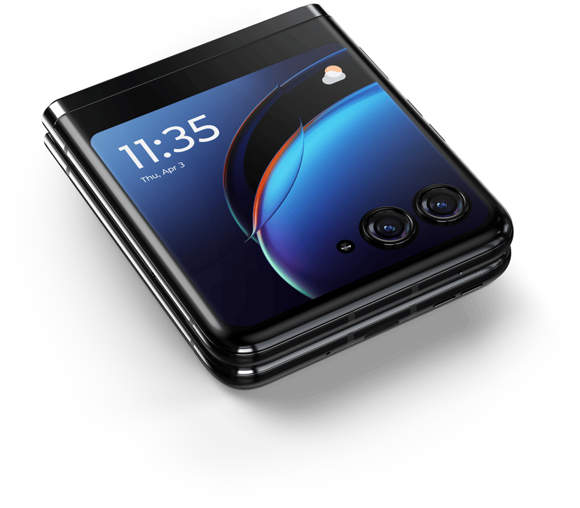 Motorola Razr 40 Ultra 256GB Kaksois-SIM Musta