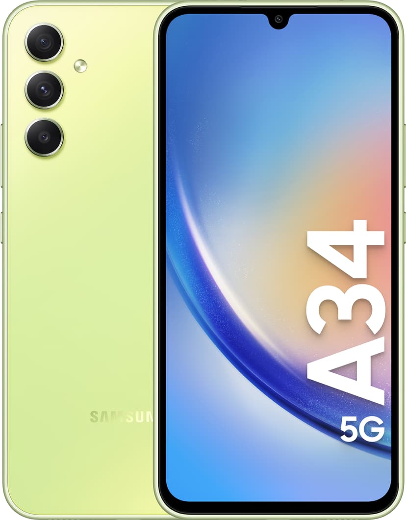 Samsung Galaxy A34 5G 128GB Hybridi-Dual SIM Lime
