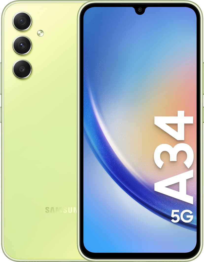 Samsung Galaxy A34 5G 128GB Kaksois-SIM Vaaleanvihreä