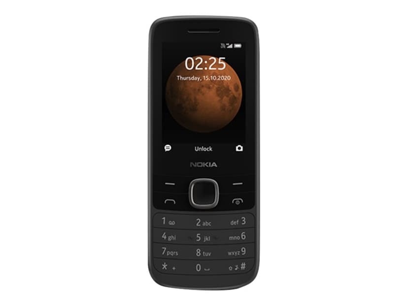 Nokia 225 4G Kaksois-SIM Musta