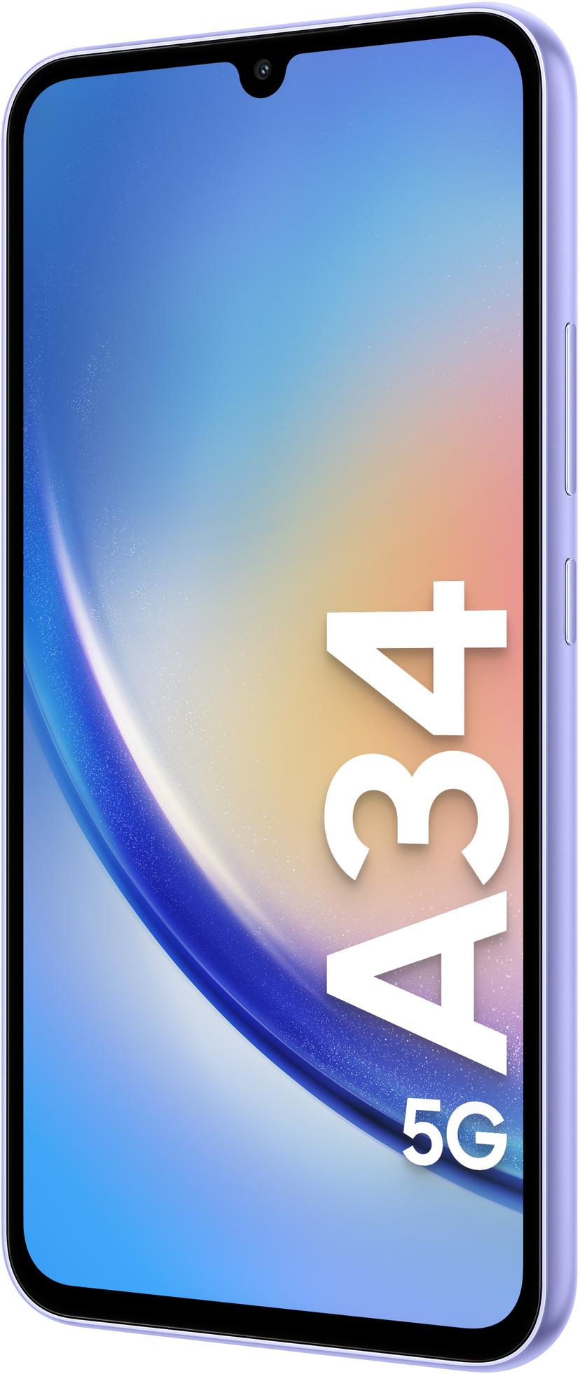 Samsung Galaxy A34 5G 128GB Hybridi-Dual SIM Violetti
