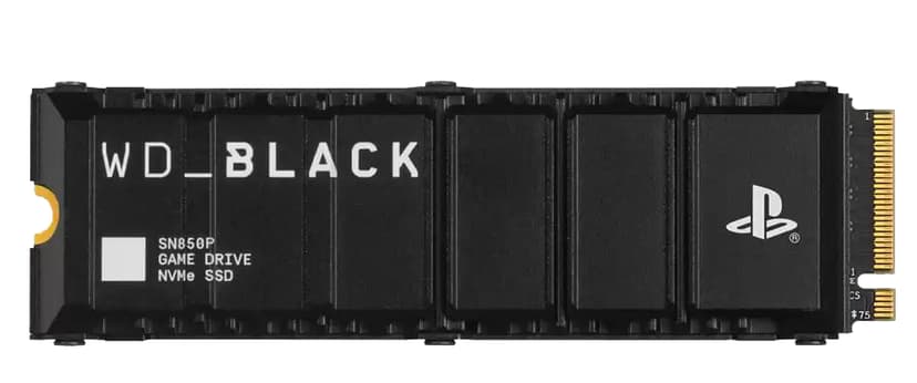 WD Black SN850P for PS5 Heatsink SSD-levy 2000GB M.2 2280 PCI Express 4.0 x4 (NVMe)