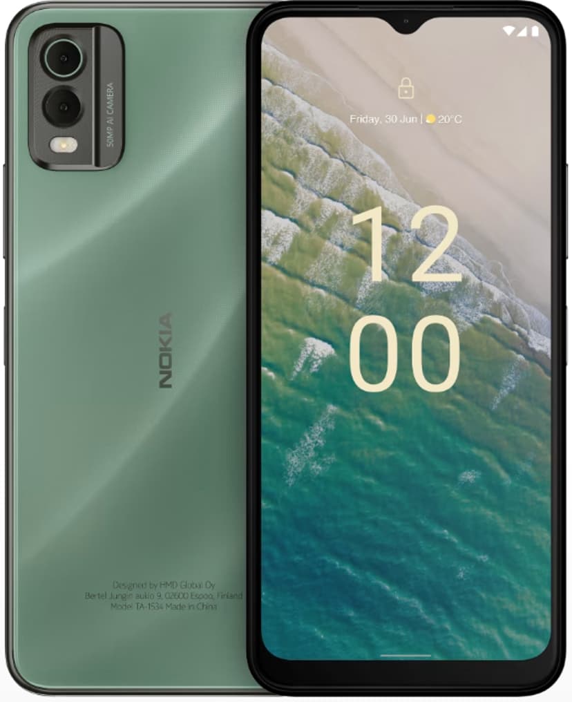 Nokia C32 - (Outlet-vare klasse 2) 64GB Dual-SIM Grøn