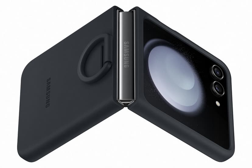 Samsung Silicone Case With Ring Galaxy Z Flip5 Indigo