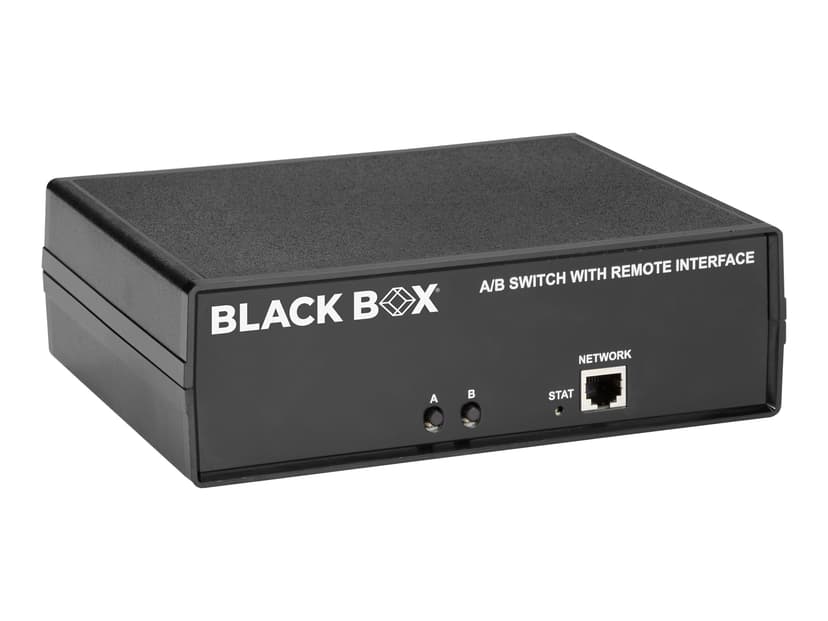 Black Box CAT6 A/B Switch - Layer 1 RJ45 Remote Controlled Ethernet RS232
