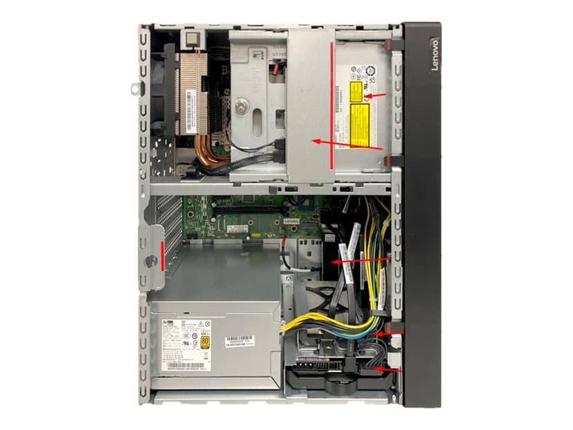 Lenovo ThinkSystem ST50 V2 + 2xTB HDD + extra RAM Xeon E-2324G Quad-Core