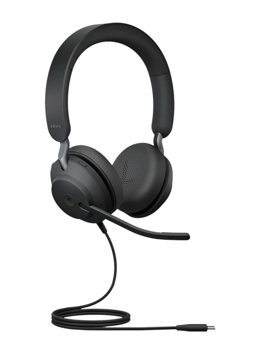 Jabra Evolve2 40 SE USB-C Optimert for MS Teams Stereo Svart