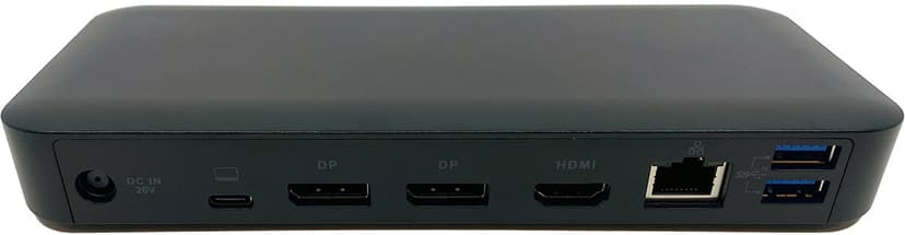 Prokord Workplace Portreplicator Dual DP QHD Display 85W USB-C Porttitoistin