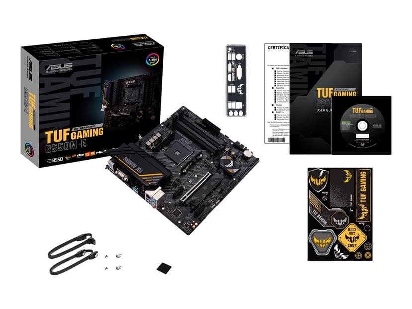ASUS TUF GAMING B550M-E Micro ATX Moderkort