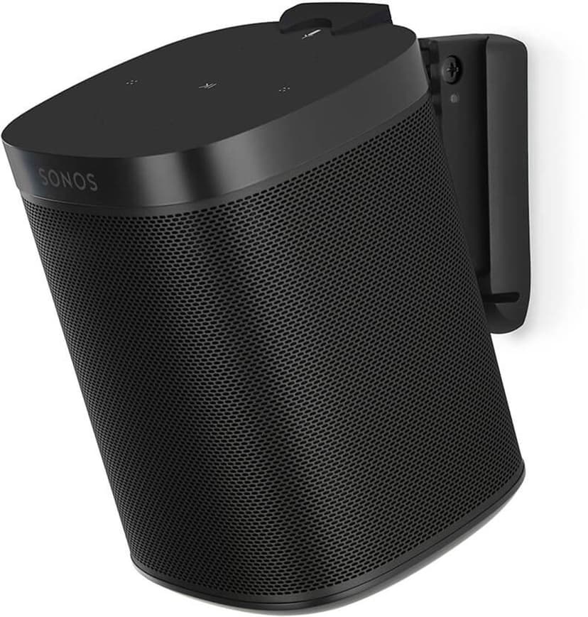 Flexson V gbeslag til SONOS ONE ONE SL PLAY 1 Sort 2 pak
