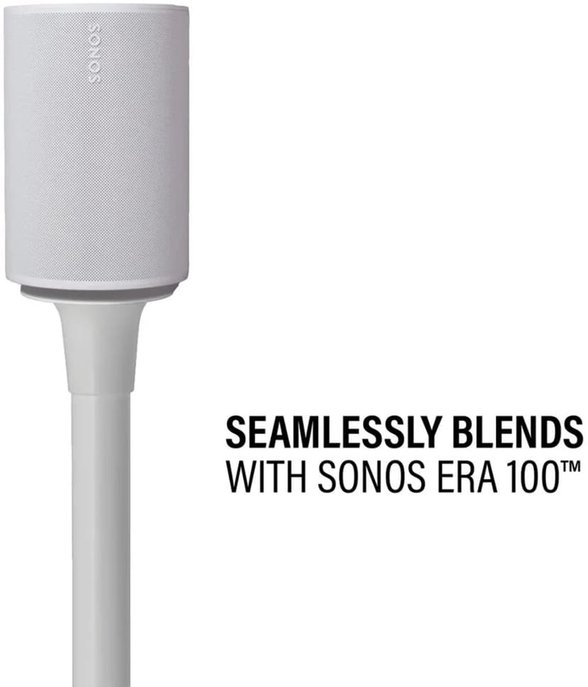 Sanus Floor Stand For Sonos Era100 Single White
