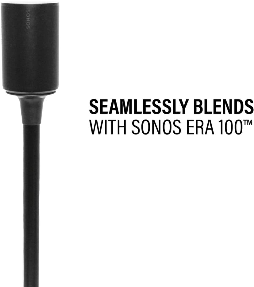 Sanus Floor Stand For Sonos Era100 Single Black