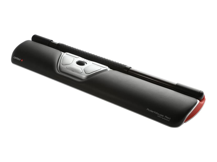Contour Design RollerMouse Red Wireless Trådlös 2800dpi Central pekenhet Svart