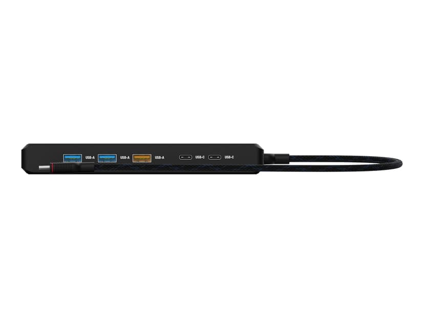Unisynk 10-Port USB-C hub (svart)