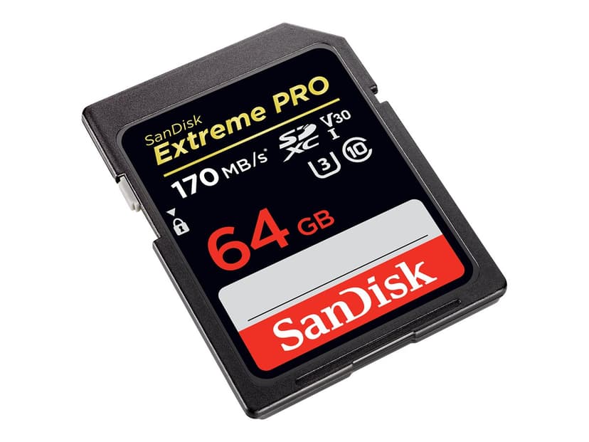 SanDisk Extreme Pro 64GB SDXC UHS-I -muistikortti