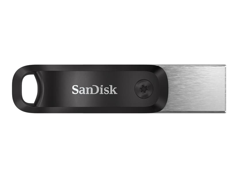 SanDisk iXpand Go 128GB Harmaa, Hopea
