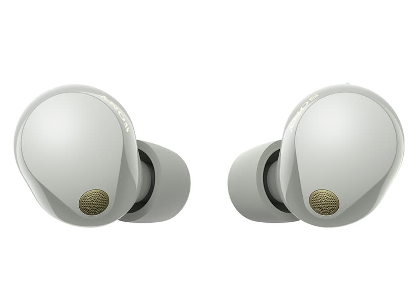 Sony WF-1000XM5 Wireless Noise Cancelling Earbuds Aidosti langattomat kuulokkeet Hopea