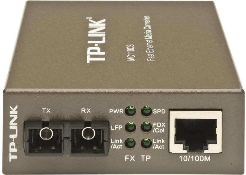 TP-Link MC110CS Fibermediekonverterare RJ-45 SC enkelläge