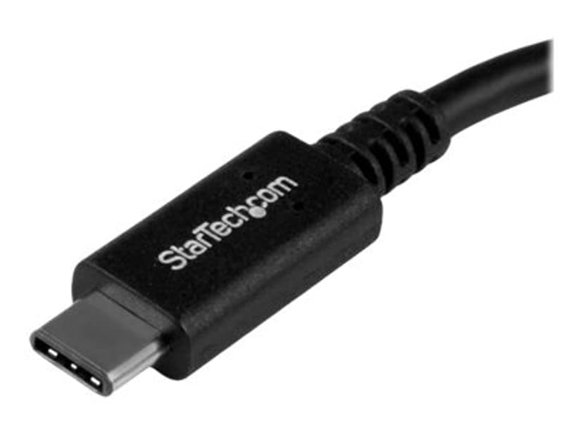 Startech USB 3.1 Gen 1 USB-C to USB A Adapter 0.15m USB C USB A Musta