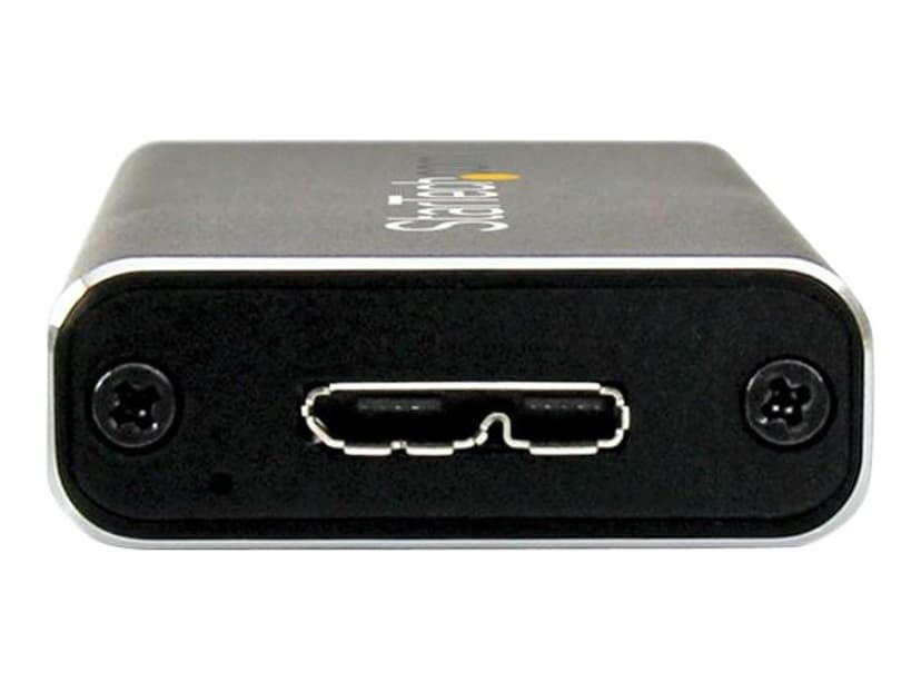 Startech M.2 SATA-kotelo ulkoiseen SSD:hen – USB 3.0 UASP:la M.2 USB 3.0 Musta