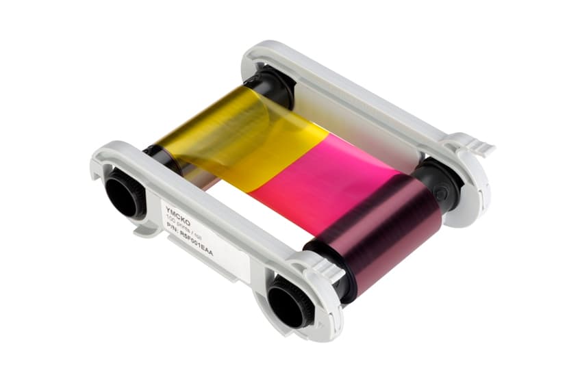 Evolis Färgband Color YMCKO + Plastkort 100st 0.76mm - Badgy 200