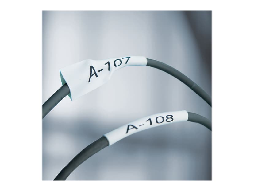 Dymo Tape Krympslang 24mm Svart/Vit - XTL