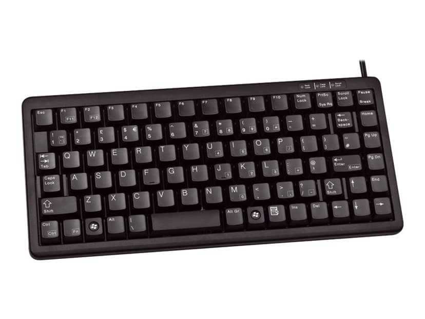 Cherry Compact-Keyboard G84-4100 Langallinen, PS/2, USB Iso-Britannia Näppäimistö