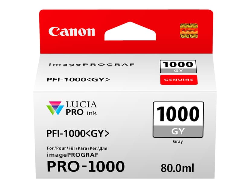 Canon Bläck Grå PFI-1000 GY - IPF-1000