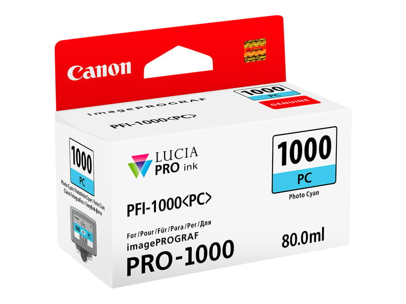 Canon Muste Kuva Syaani PFI-1000 PC - IPF-1000