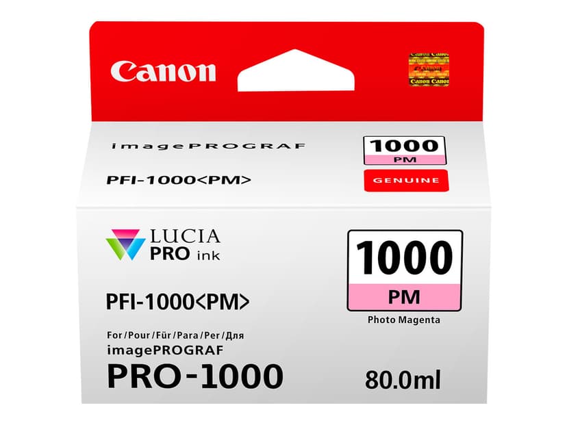 Canon Muste Kuva Magenta PFI-1000 PM - IPF-1000