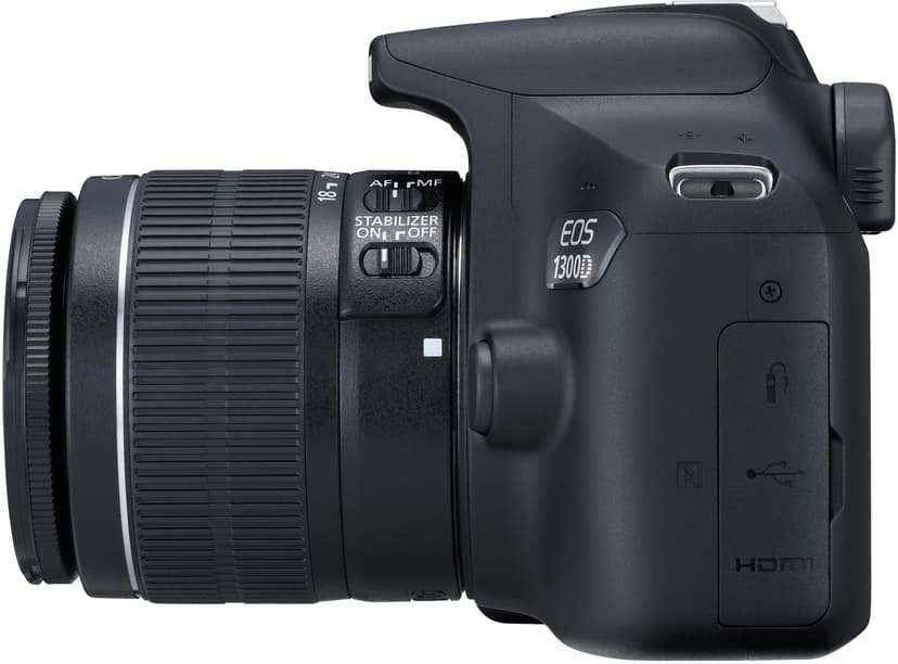 Canon EOS 1300D EF-S 18-55/3.5-5.6 IS II + 8GB Taske (1160C028+0033X089) | Dustin.dk