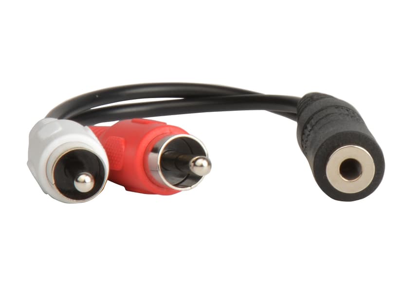 Prokord Audioadapter Mini-phone stereo 3.5 mm Hunn RCA Hann