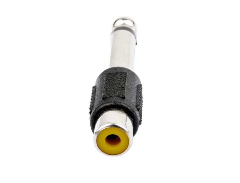Prokord Lyd adapter Telefonstereo 6,3 Han RCA Hun
