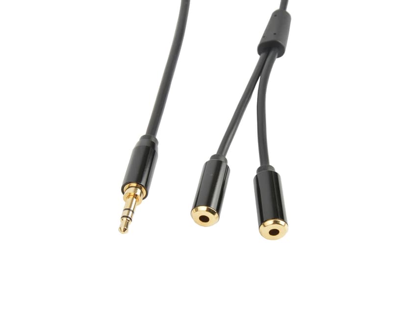 Prokord Audioadapter Mini-phone stereo 3.5 mm Hann Mini-phone stereo 3.5 mm Hunn
