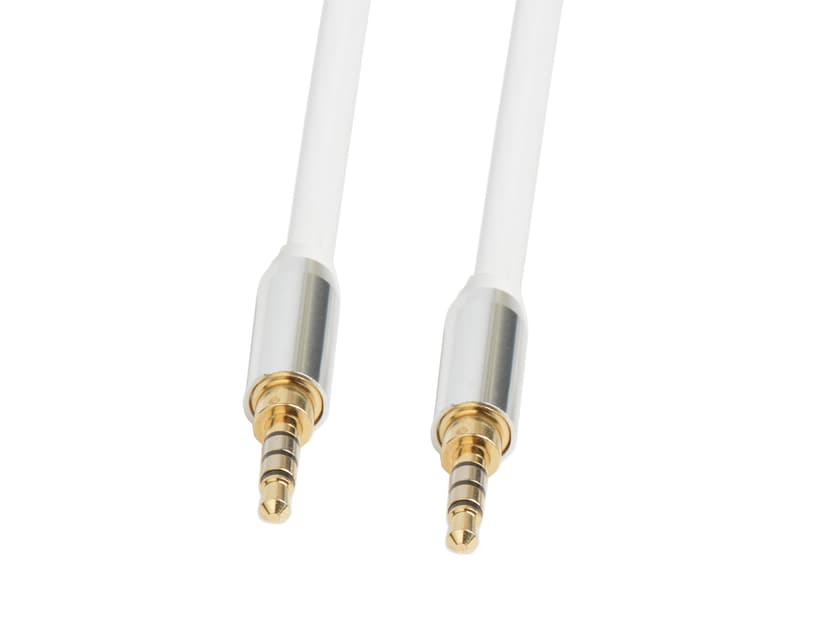 Prokord Ljudkabel 1m Mini-phone stereo 3.5 mm Hane Mini-phone stereo 3.5 mm Hane