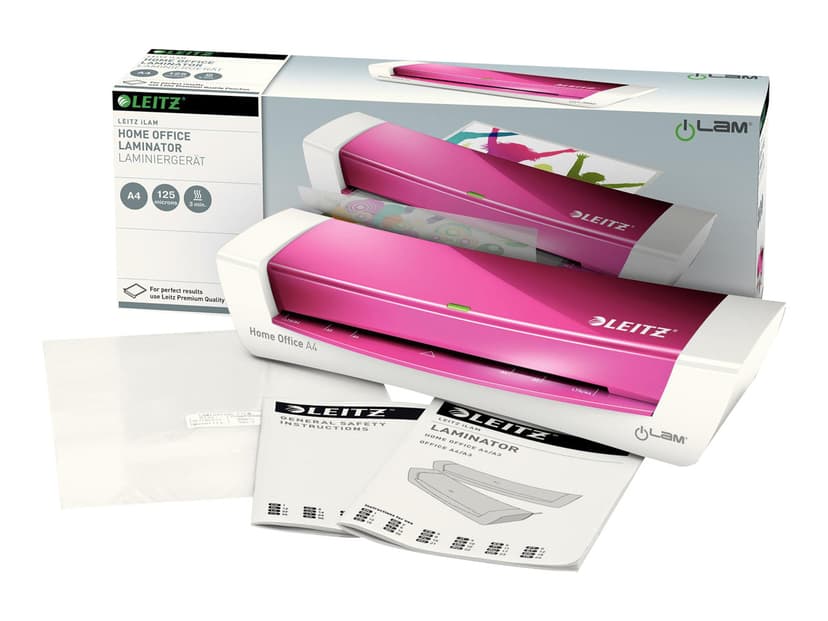 Leitz Lamineringsmaskin iLAM Home Office A4 Cerise