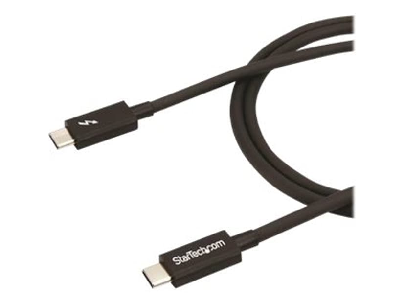 Startech 1m Thunderbolt 3 (20Gbps) USB C Cable / Thunderbolt USB DP 1m Musta