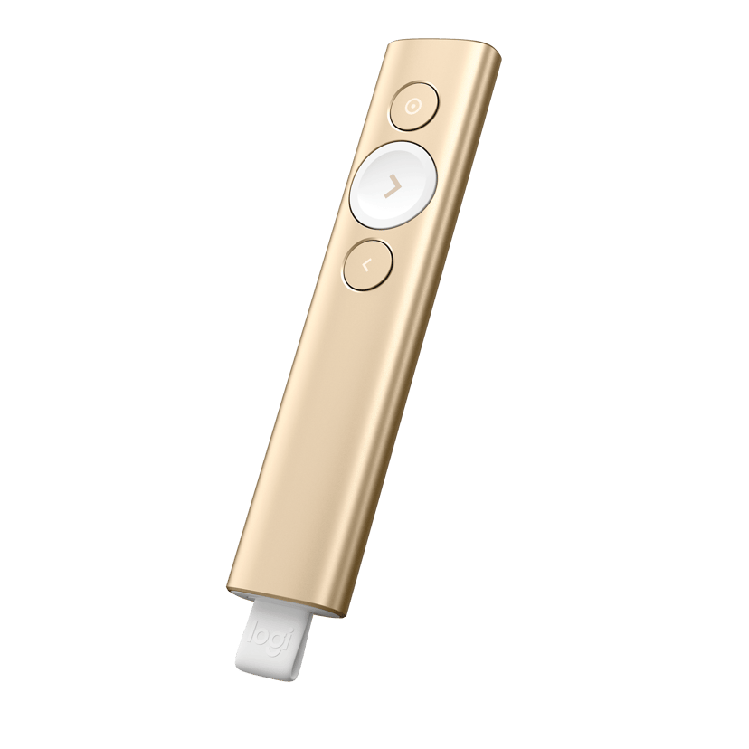 Logitech Spotlight Presentatör - Guld Guld